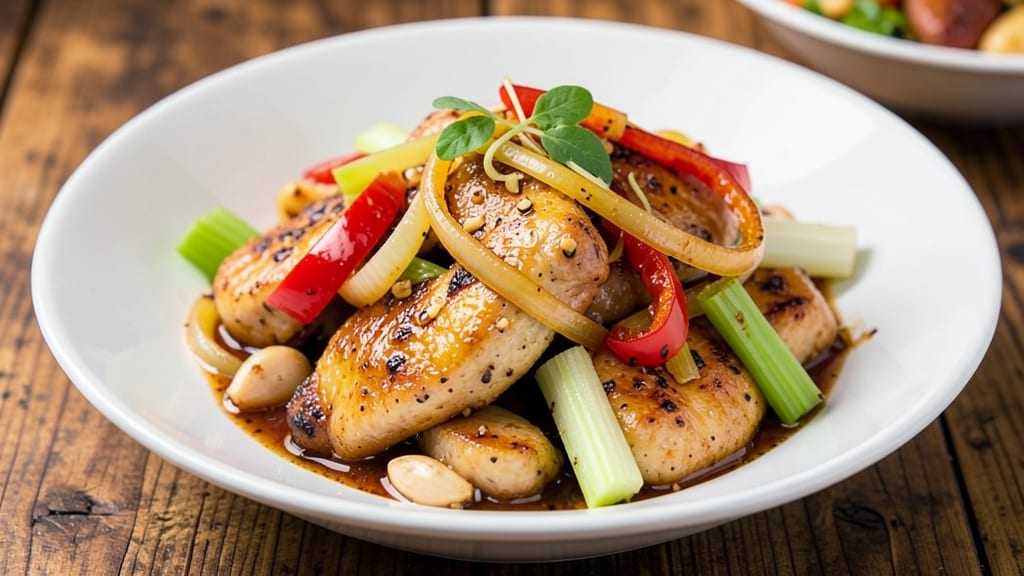 Better Than Bouillon Chicken Stir Fry Recipe: One-Pan Umami Bomb With Crispy Celery Crowns
