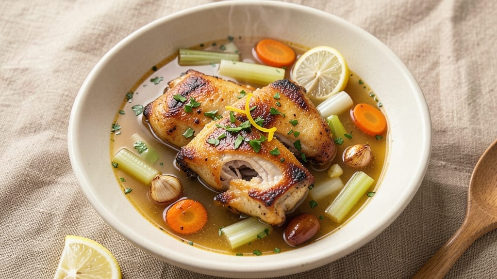 American Chicken Soup Recipe: Classic Comfort With Shredded Chicken and Carrots