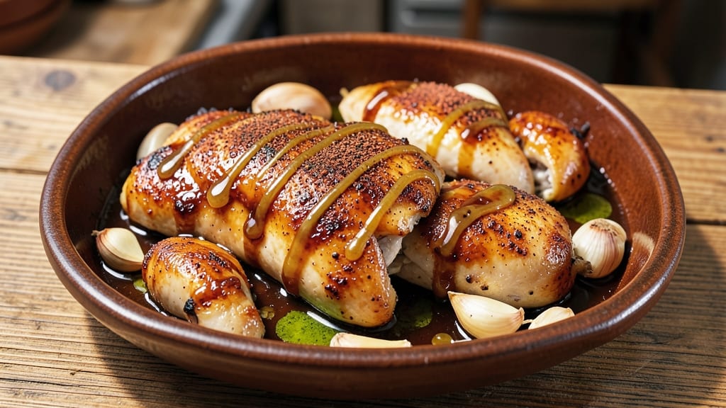 Baked Chicken With Worcestershire Sauce Recipe: Deep Umami Crisp and Juicy Bites