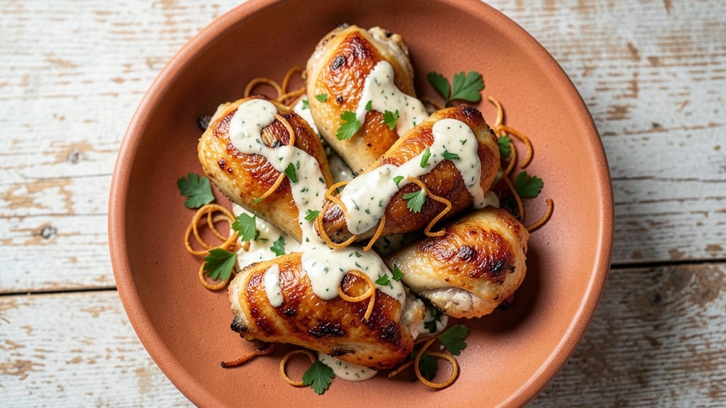 Baked Ranch Chicken Legs Recipe: Triple-Crisp Bites With Herb-Infused Ranch Swirls