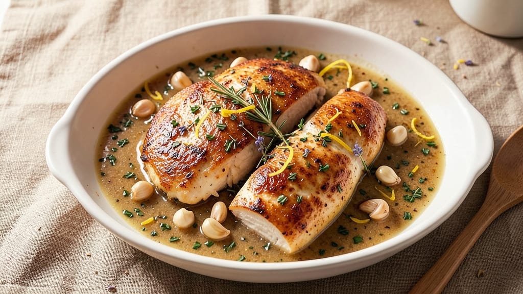 Barefoot Contessa's Baked Chicken Breast Recipe: Herb-Butter Crust With Juicy Centers