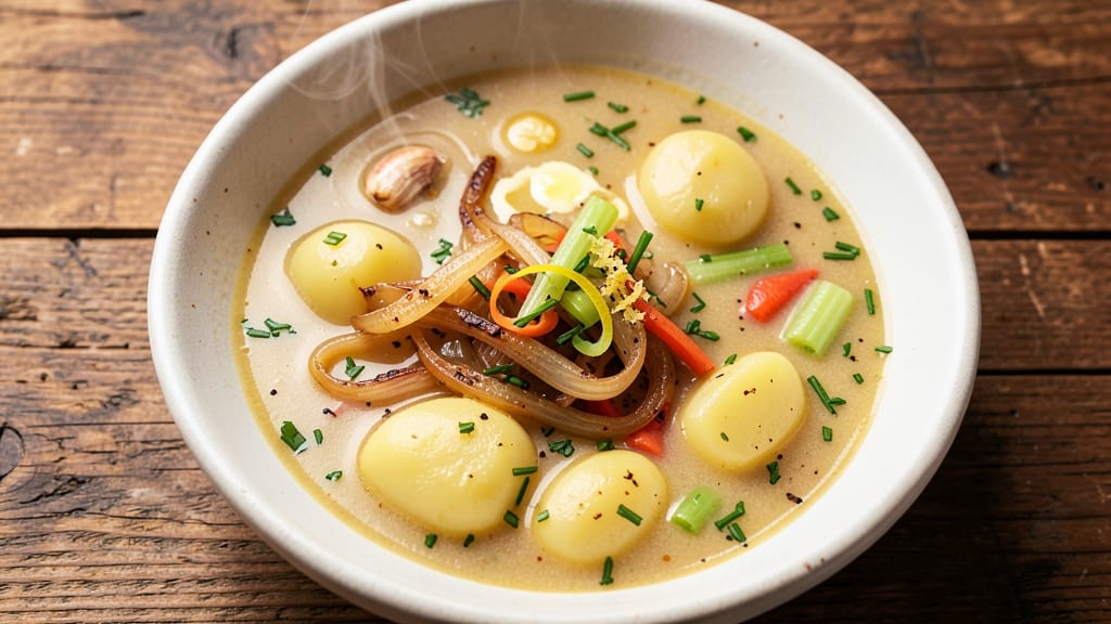 Basic Potato Soup Recipe Chicken Broth: Velvety Creaminess Without Heavy Cream
