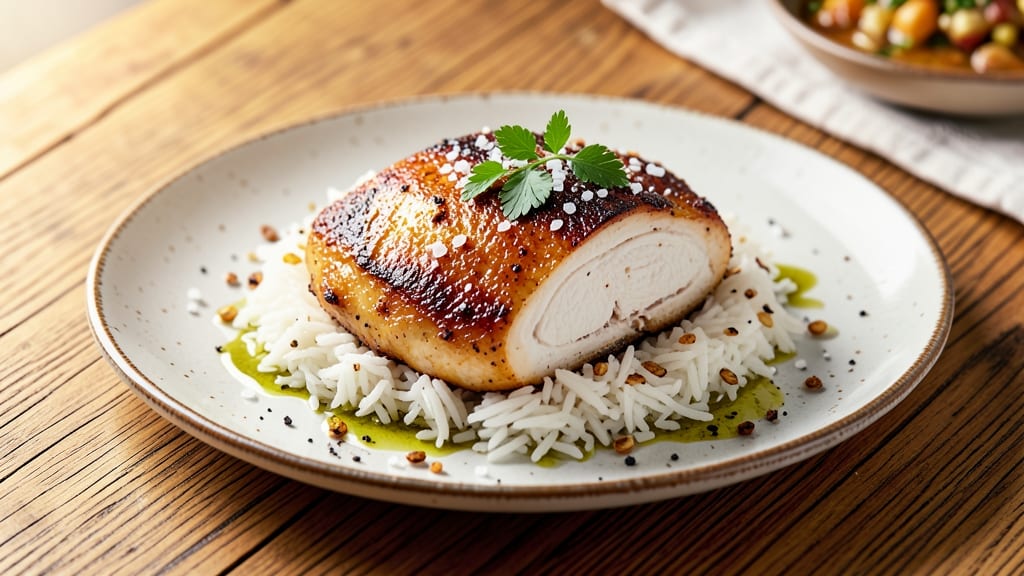 Baked Chicken Over Rice Recipe: Golden Crust Meets Fluffy Rice in One Pan
