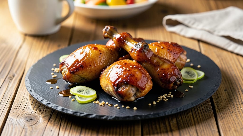 Baked Teriyaki Chicken Legs Recipe: Glazed Caramelized Crunch With Juicy Centers