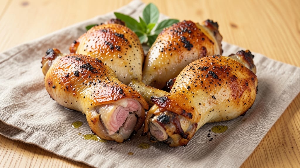 Baked Whole Chicken Legs Recipe: Crispy Skin, Juicy Meat in One Pan