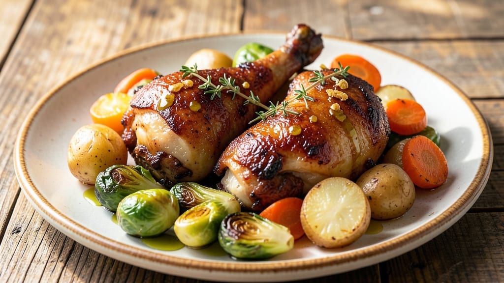 Baked Chicken Thighs With Roasted Veggies Recipe: Hands-Off Sheet Pan Harmony
