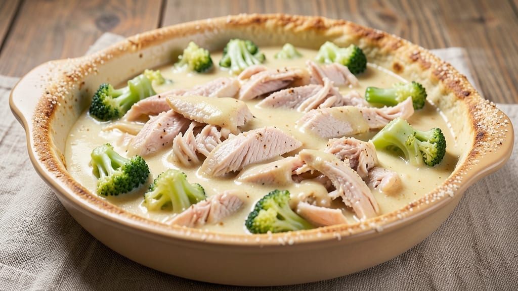Atkins Crustless Chicken Pot Pie Recipe: Low-Carb Creamy Comfort in One Dish