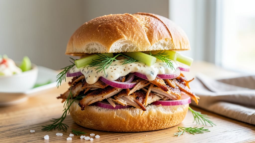 Chicken Salad Sandwich Recipe Without Mayo: Crunchy Celery and Herb-Packed Freshness