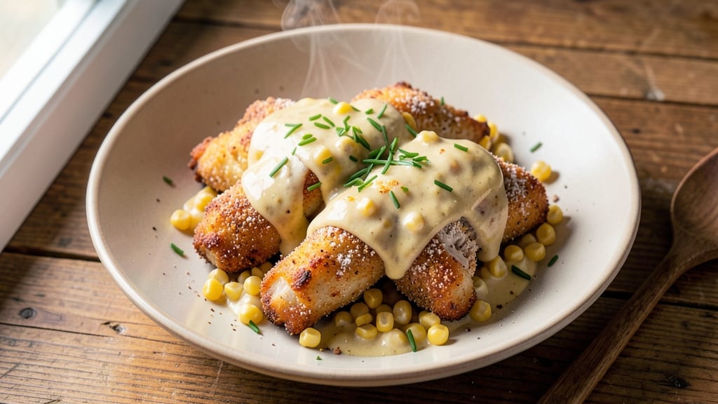 Babe Chicken and Creamed Corn Recipe: Southern-Style One-Pan Harmony
