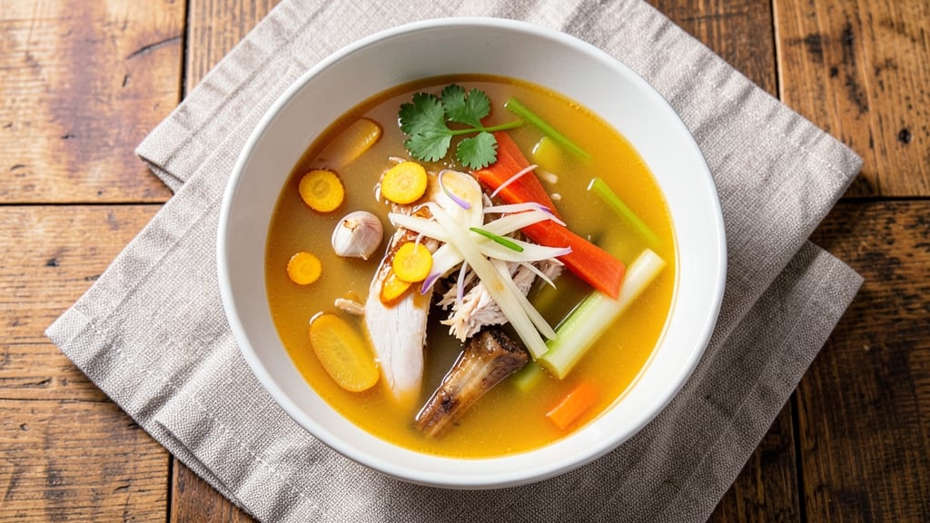 Alkaline Chicken Soup Recipe: Gut-Healing Turmeric-Ginger Elixir