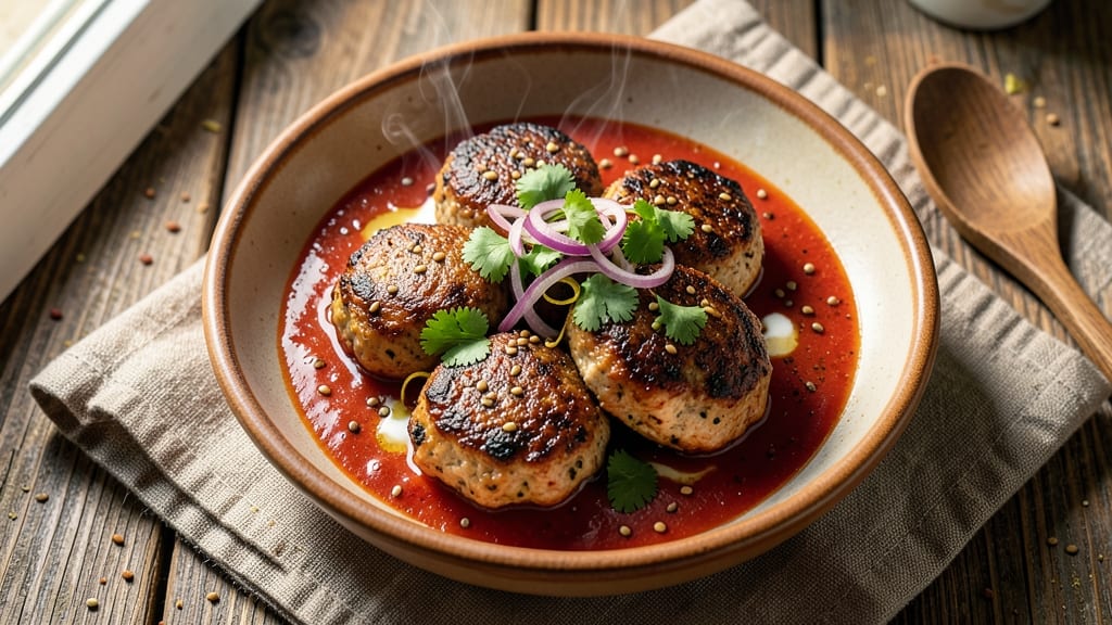 Baked Chicken Kofta Recipe: Spiced Ground Chicken Bites With Crispy Edges