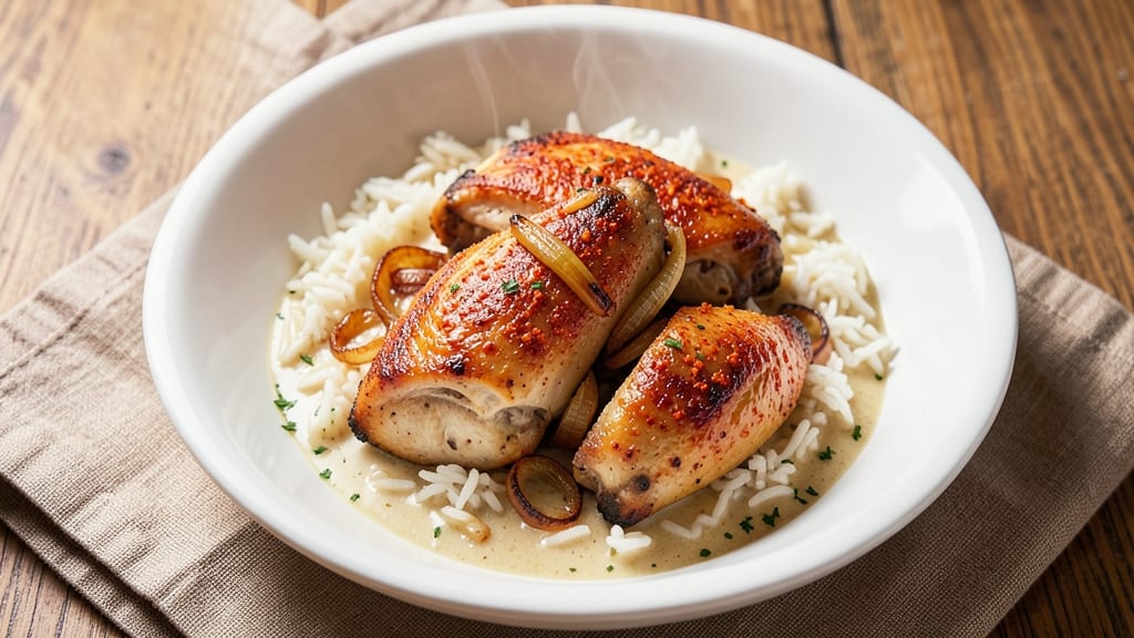 Campbell's Chicken and Rice Recipe with Onion Soup Mix: One-Pot Creamy Comfort in 20 Minutes