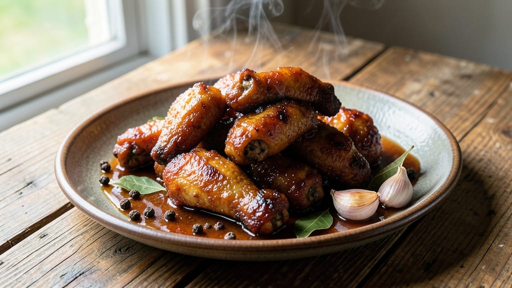 Chicken Adobo Wings Recipe: Slow-Braised Soy-Vinegar Magic