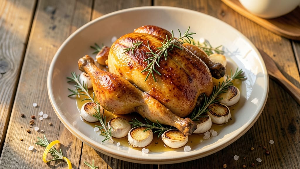 Alice Waters' Roasted Chicken Recipe: Herb-Infused Golden Skin With Juicy Centers