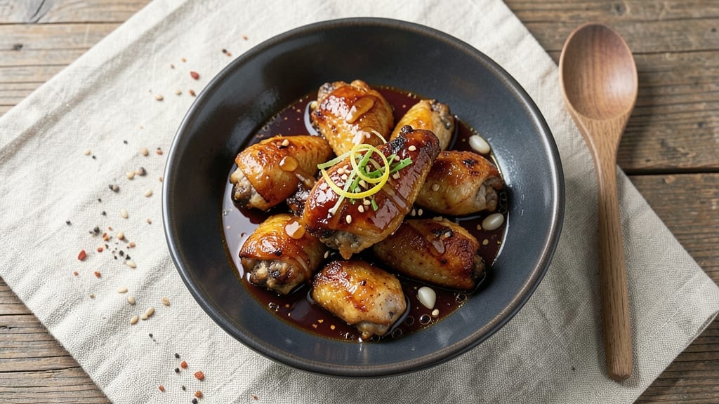 Baked Chicken Wings With Honey Soy and Ginger Marinade Recipe: Glossy Glaze That Sticks to Every Bite