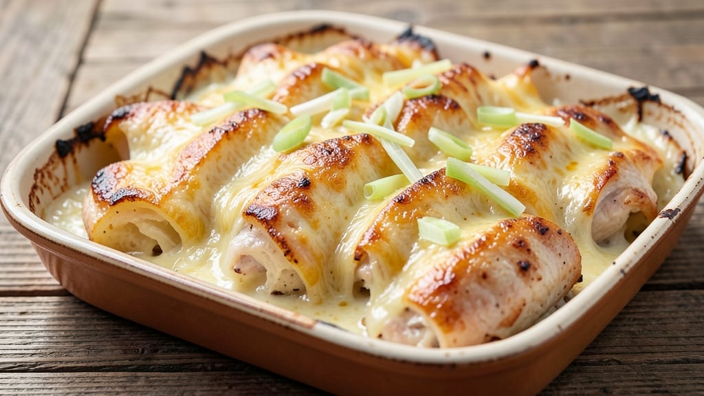 Betty Crocker Au Gratin Potatoes with Chicken Recipe: Celery Crown Crunch Over Melty Cheese Clouds