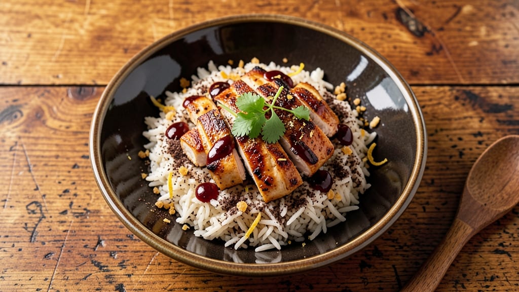 Aristocrat Chicken Barbecue Java Rice Recipe: Coffee-Infused Rice with Smoky Grilled Chicken