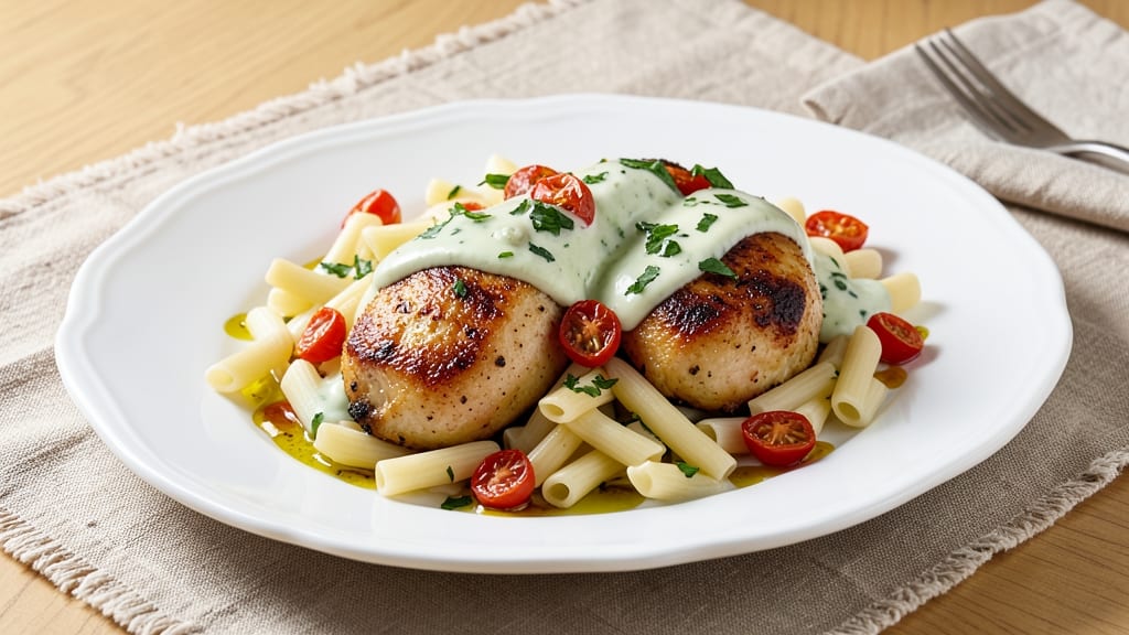 Chicken Ditalini Pasta Recipe: Creamy Sun-Dried Tomato & Herb Swirl