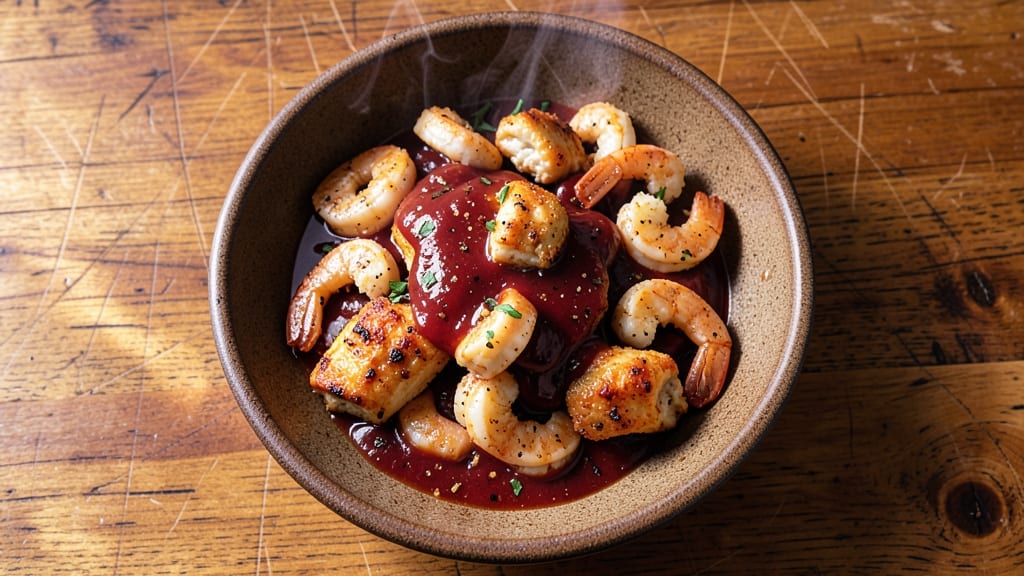 Applebee's Bourbon Street Chicken And Shrimp Copycat Recipe: Spicy-Sweet Glaze That Caramelizes to Sticky Crunch