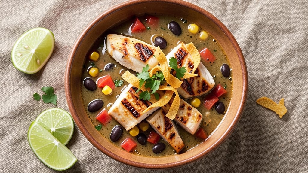 54th Street Chicken Tortilla Soup Recipe: Spicy Lime-Kissed Tortilla Crunch in One Pot