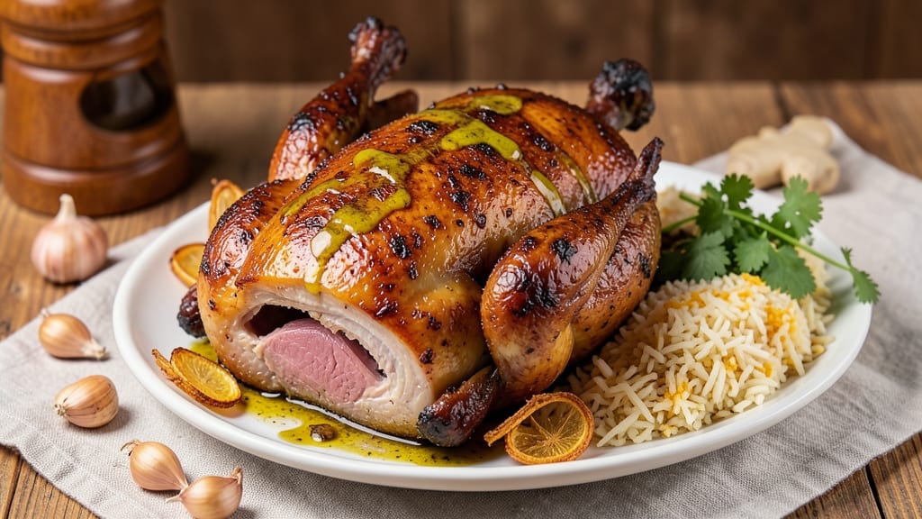 Bangladeshi Whole Chicken Roast Recipe: Fragrant Garlic-Ginger Crisp With Juicy Centers