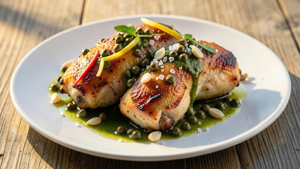 Baked Chicken With Capers Recipe: Briny Zesty Crisp in One-Pan Magic