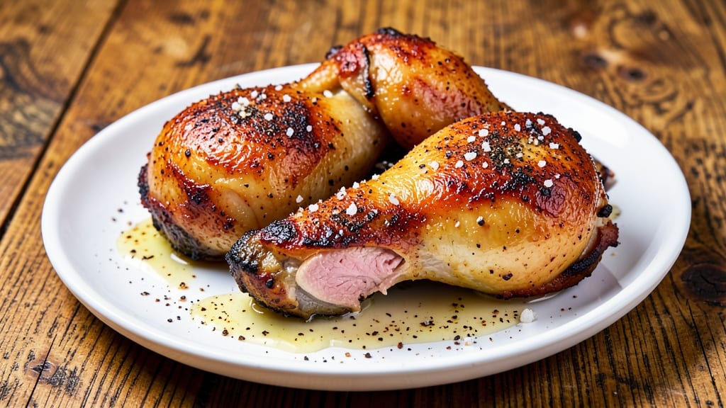Best Baked Chicken Legs Recipe: Celery-Crusted Crunch with Buttery Vinegar Gloss
