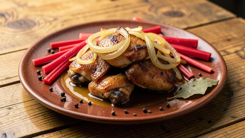Boiled Chicken Gizzards Recipe: Celery-Scented Broth and Buttery Pan Gravy