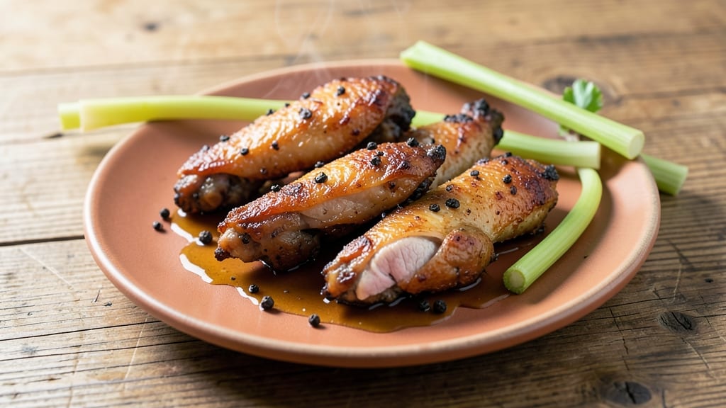Boiled Chicken Wings Recipe: Celery-Vinegar Crunch With Juicy Centers