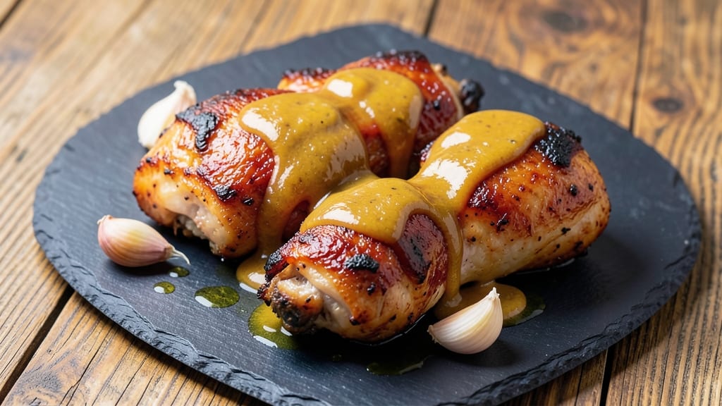 Baked Chicken With Mustard and Ketchup Recipe: Tangy Glaze That Sticks to Every Bite