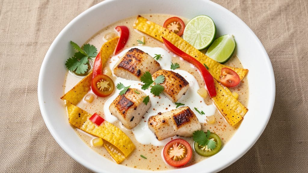 Campbell's Creamy Chicken Tortilla Soup Recipe: One-Pot Creaminess With Crispy Celery Topping