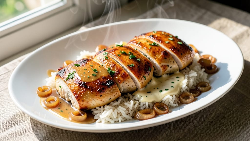 Campbell's Supper Bakes Herb Chicken With Rice Copycat Recipe: One-Pan Creamy Gravy Magic