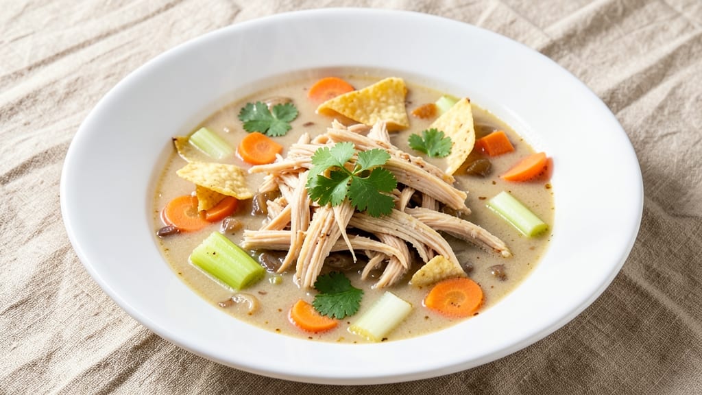 Chick Fil A Copycat Chicken Tortilla Soup Recipe: Crispy Celery Crust Meets Herby Creamy Base