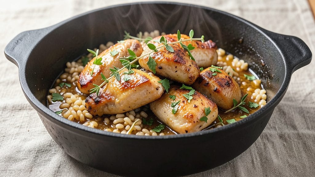 Chicken In A Pot With Orzo Ina Garten Recipe: One-Pan Creamy Celery-Crusted Masterpiece