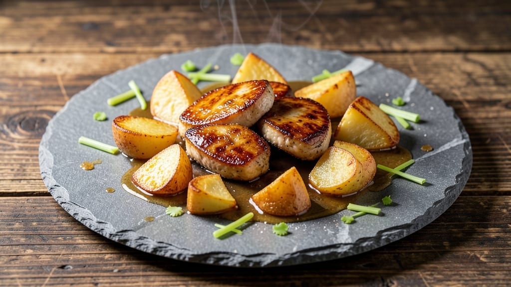 Chicken Liver and Potatoes Recipe: Crispy Celery-Crusted Bites with Pan Gravy Richness