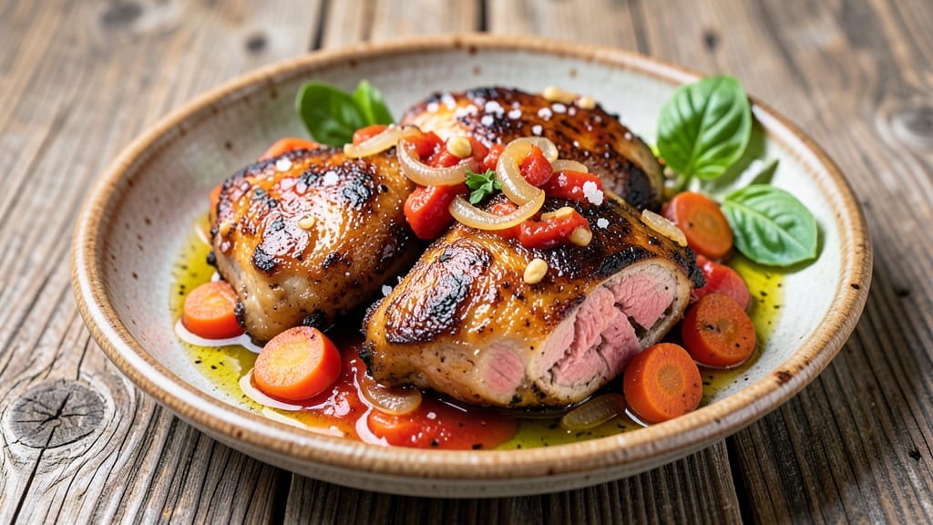 Chicken Thighs With Canned Tomatoes Recipe: One-Pan Braised Richness in 30 Minutes