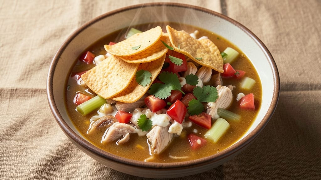 Chili's Chicken Tortilla Soup Copycat Recipe: Crispy Celery-Topped Creaminess You'll Crave