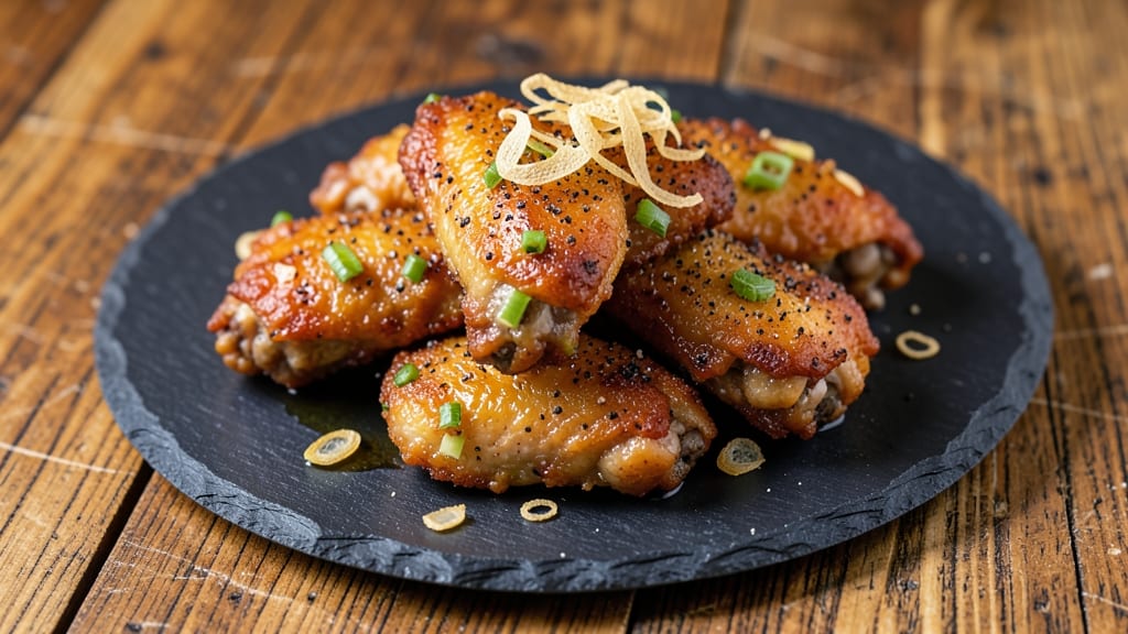 Chinese Takeout Fried Chicken Wings Recipe: Crispy Celery-Crusted Bites with Vinegar Gravy