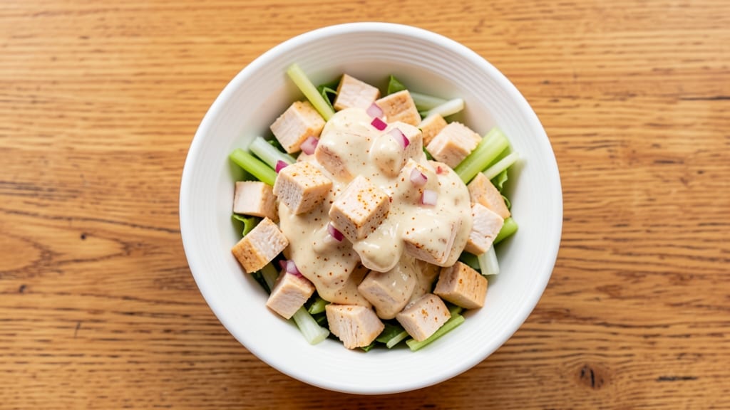 Copycat Arby's Chicken Salad Recipe: Celery-Vinegar Crunch With Buttery Richness