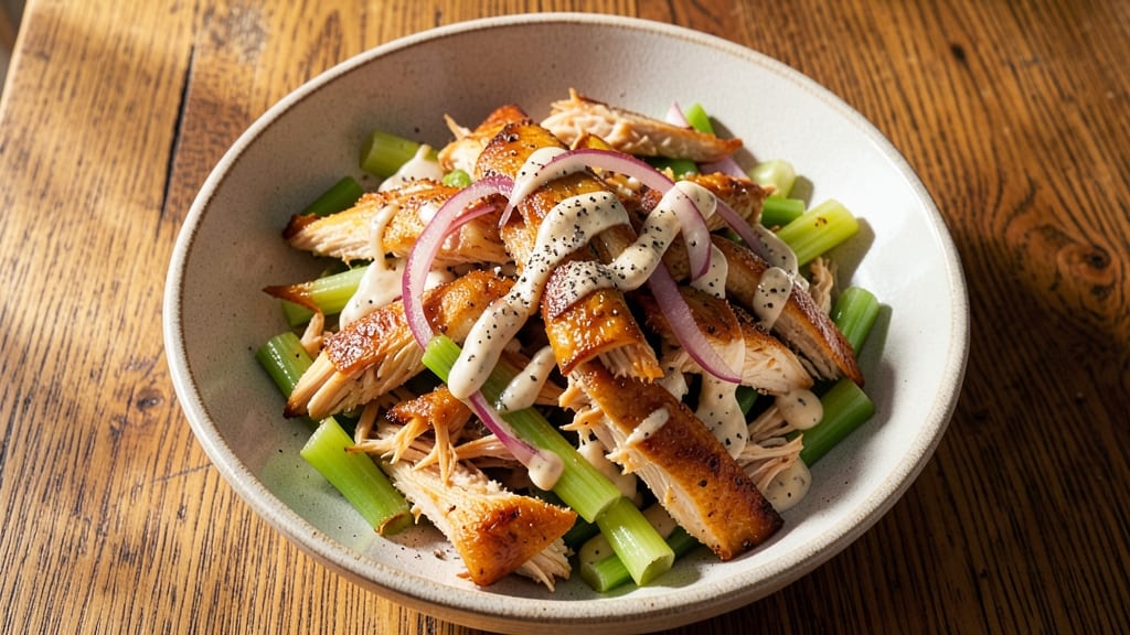 Copycat Sam's Club Rotisserie Chicken Salad Recipe: Celery-Vinegar Crunch Meets Creamy Ranch Bliss