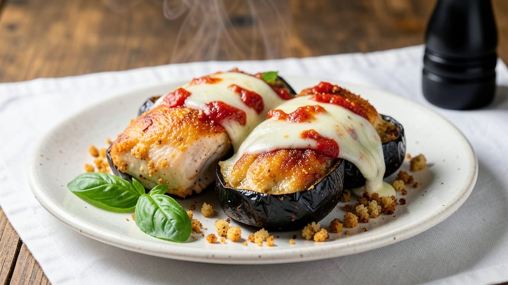 Baked Chicken and Eggplant Parmesan Recipe: Cheesy-Layered Bites With Zero Deep-Fryer Mess