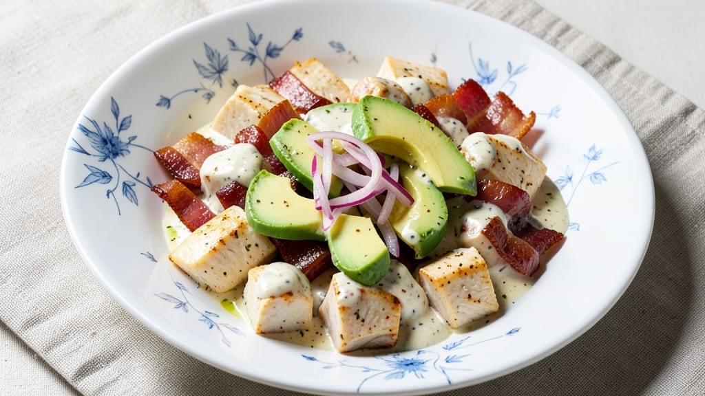 Emeril Lagasse's Chicken Salad Recipe: Crispy Bacon and Creamy Avocado Twist