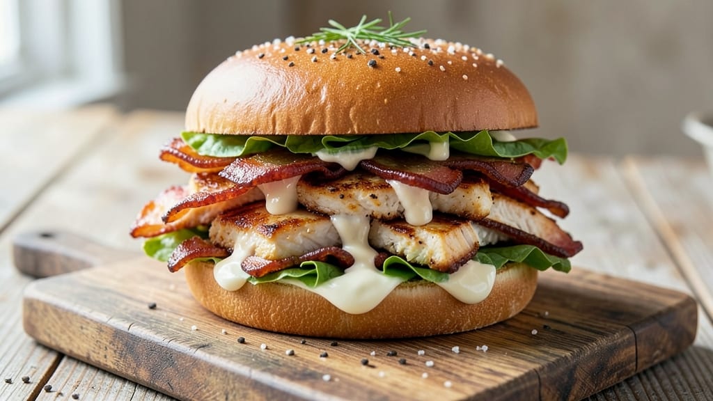 Bacon Ranch Chicken Salad Sandwich Recipe: Triple-Layered Crunch and Creamy Kick