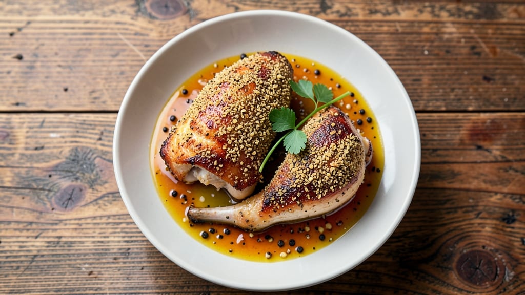 Gordon Ramsay's Chicken Thigh Recipe: Crispy Celery Crust Meets Juicy Core