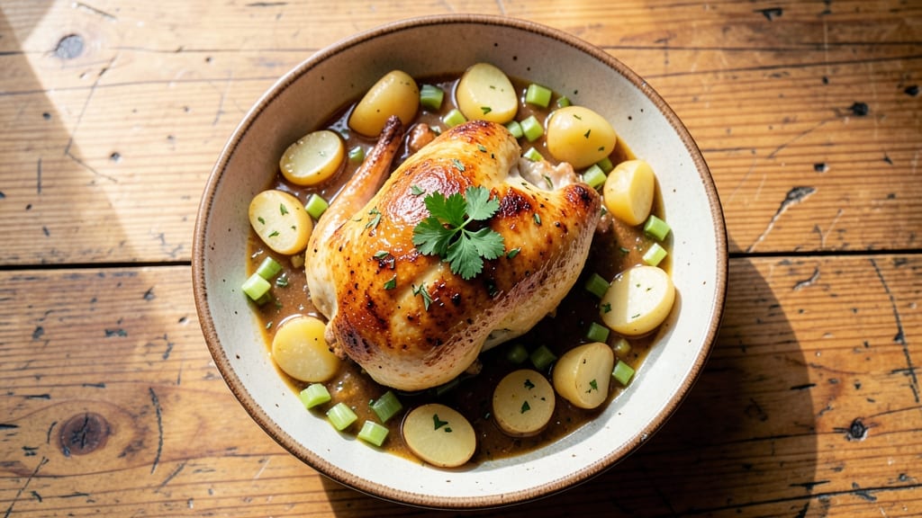 Grandma's Chicken Recipe: Celery Crust Secrets for Crunchy Pan Gravy