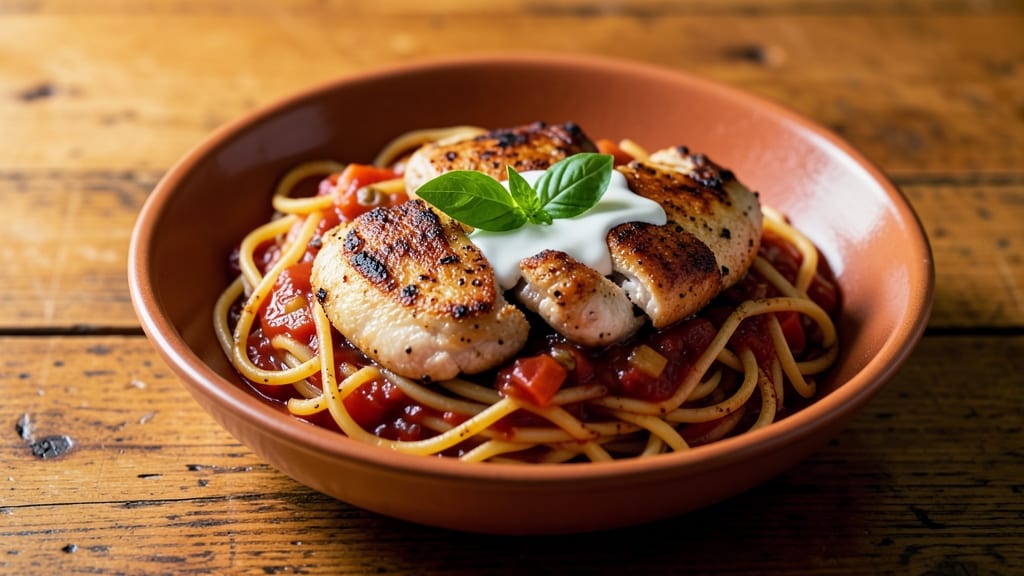 Grandma's Chicken Spaghetti Recipe: Celery-Crusted Comfort With Homestyle Gravy