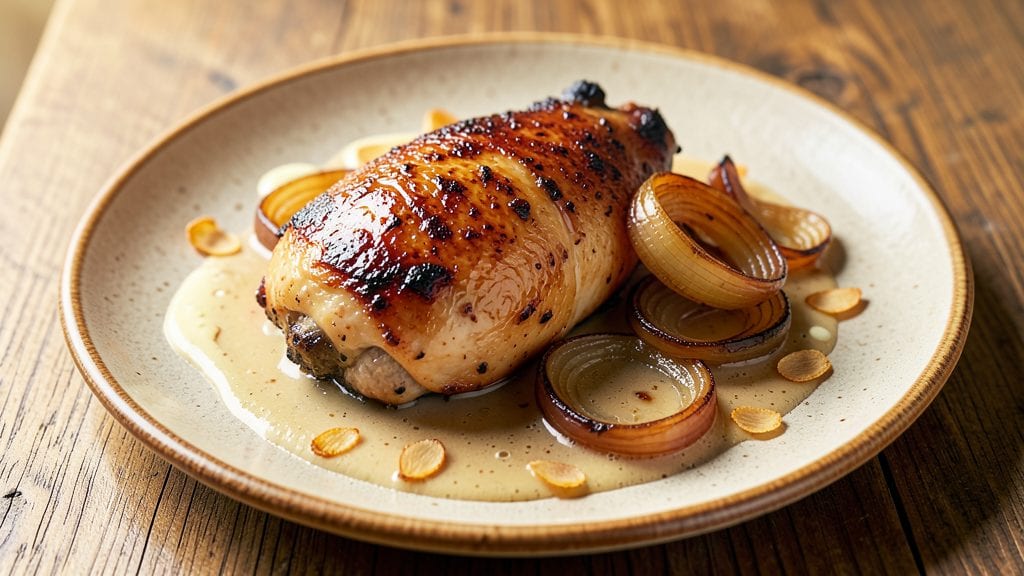 Lipton French Onion Chicken Recipe: Celery-Vinegar Crust Meets Deep Caramelized Fond