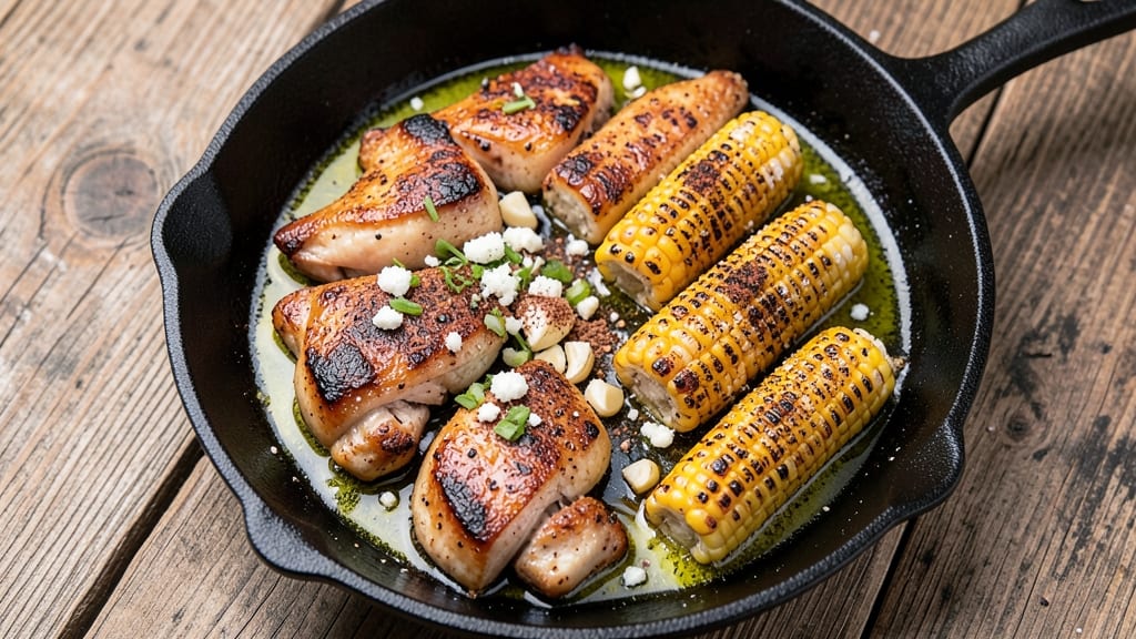 Mexican Street Corn Chicken Recipe: Crunchy Topping Meets Smoky Grilled Flavor