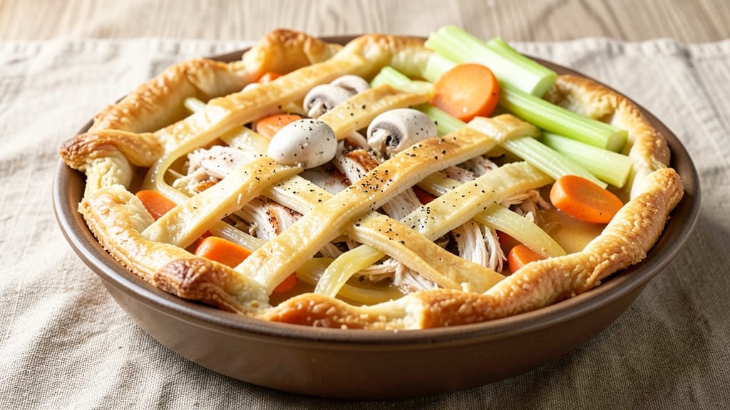 Mrs Budd's Chicken Pot Pie Copycat Recipe: Celery-Crusted Crunch with Buttery Mushroom Gravy