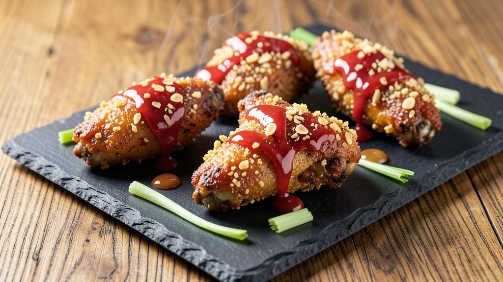 No-Carb Chicken Wings Recipe: Crispy Celery-Crusted Bites With Tangy Ranch Kick